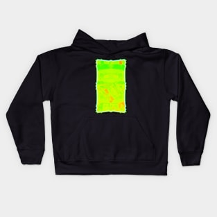 Vibrant Neon Glitch - Abstract Halftone Pop Art Kids Hoodie